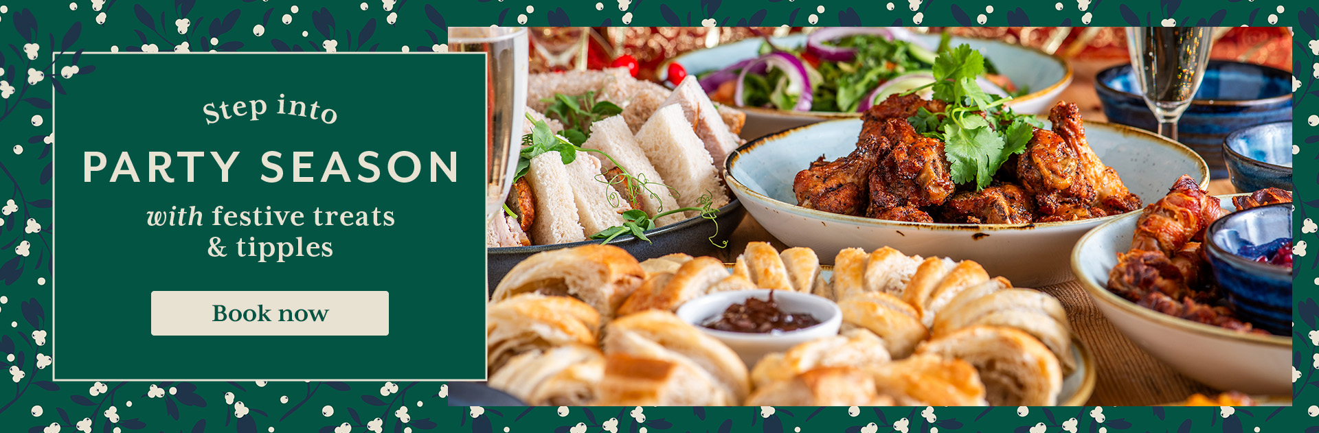 Christmas Buffet menu at Crown, Four Oaks