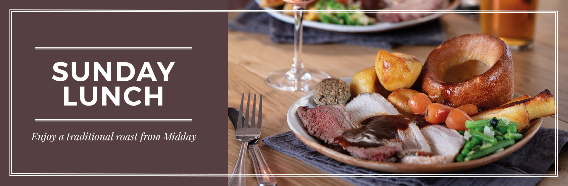 Sunday Menu – Sunday Roasts from Ember Inns Menu